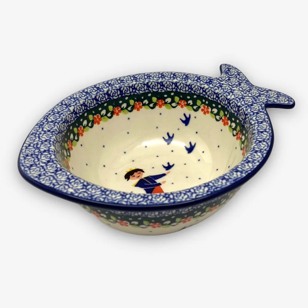 【SOLO 波蘭陶】波蘭製 CA 波蘭陶 19CM Q王子魚型碗 CERAMIKA ARTYSTYCZNA