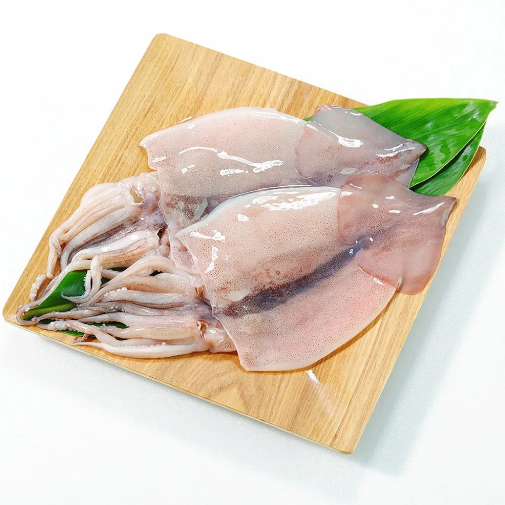 【華得水產】阿根廷魷魚4包組(1包2入-總共450-500g)