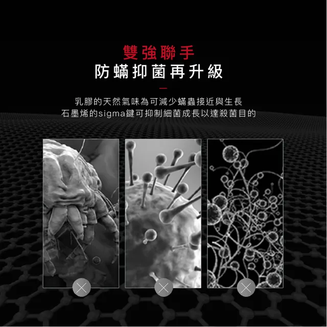 【ISHUR 伊舒爾】多款石墨烯乳膠枕1入 多款任選(贈天絲枕套1入/泰國乳膠/釋放遠紅外線/枕頭)
