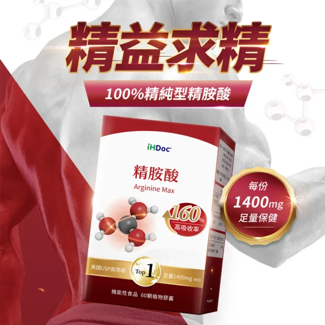 【iHDoc】精胺酸 1盒(60粒/盒)