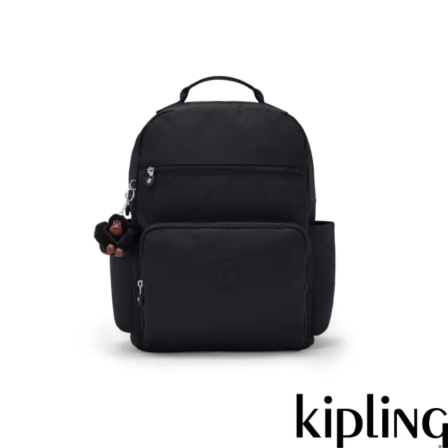 【KIPLING】率性曜石黑大容量媽媽包-SO BABY 女包