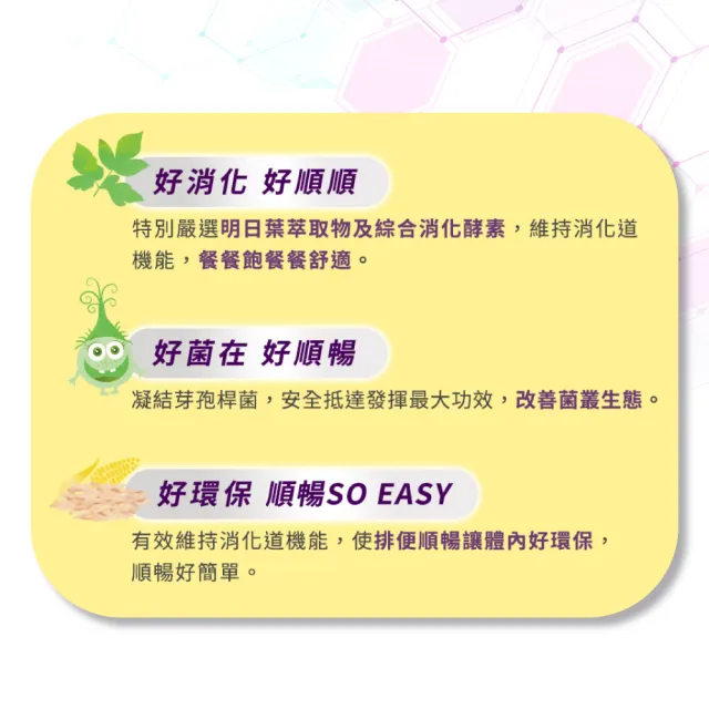 【ESSENTURE 大漢酵素】消化的優Plus 30包/盒-消化 順暢 酵素 全素(原廠出貨)