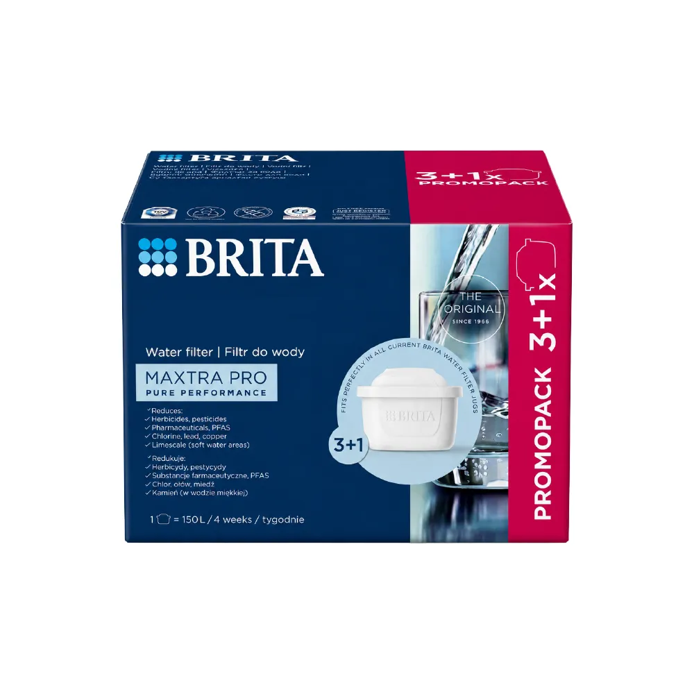 【BRITA】MAXTRA Pro Pure Performance 純淨全效型濾芯 (3+1裝) 4入-歐洲製(原裝平輸)