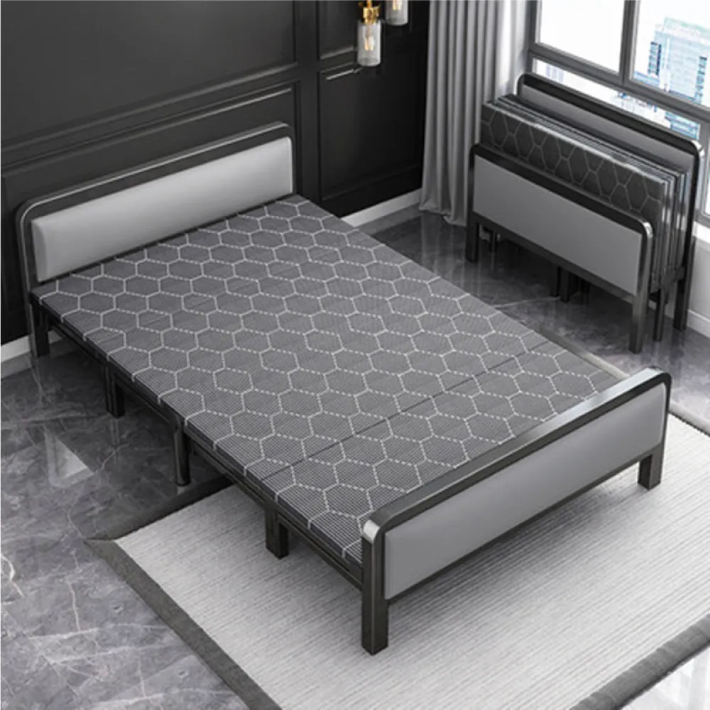 【慢慢家居】3秒收-升級十腿超穩固秒收折疊床(單人加大4尺 雙人4尺)
