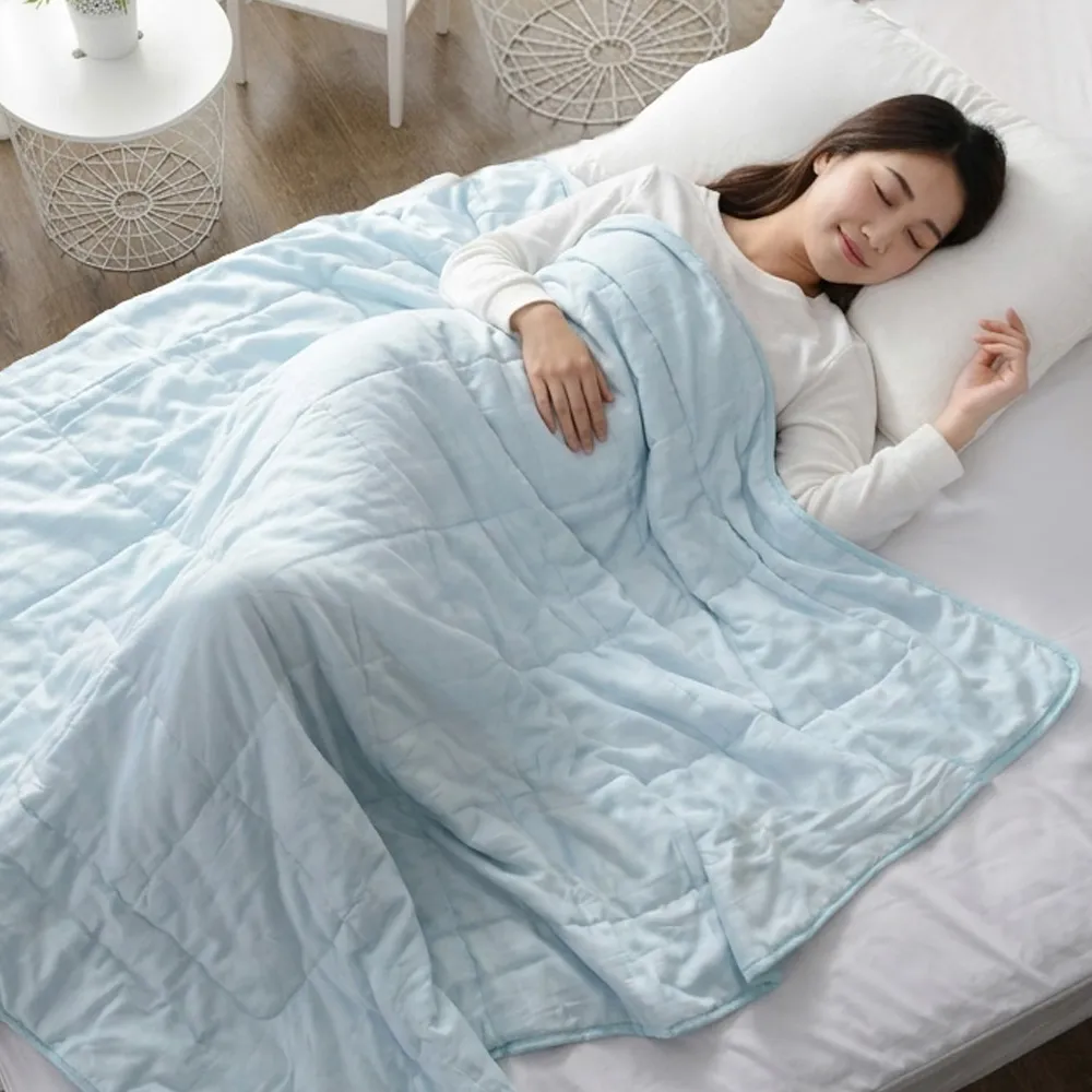【LooCa】石墨烯親膚抗菌60支紗四季素色涼被150x190cm雙人(多色任選/水洗被-1入★限量出清)