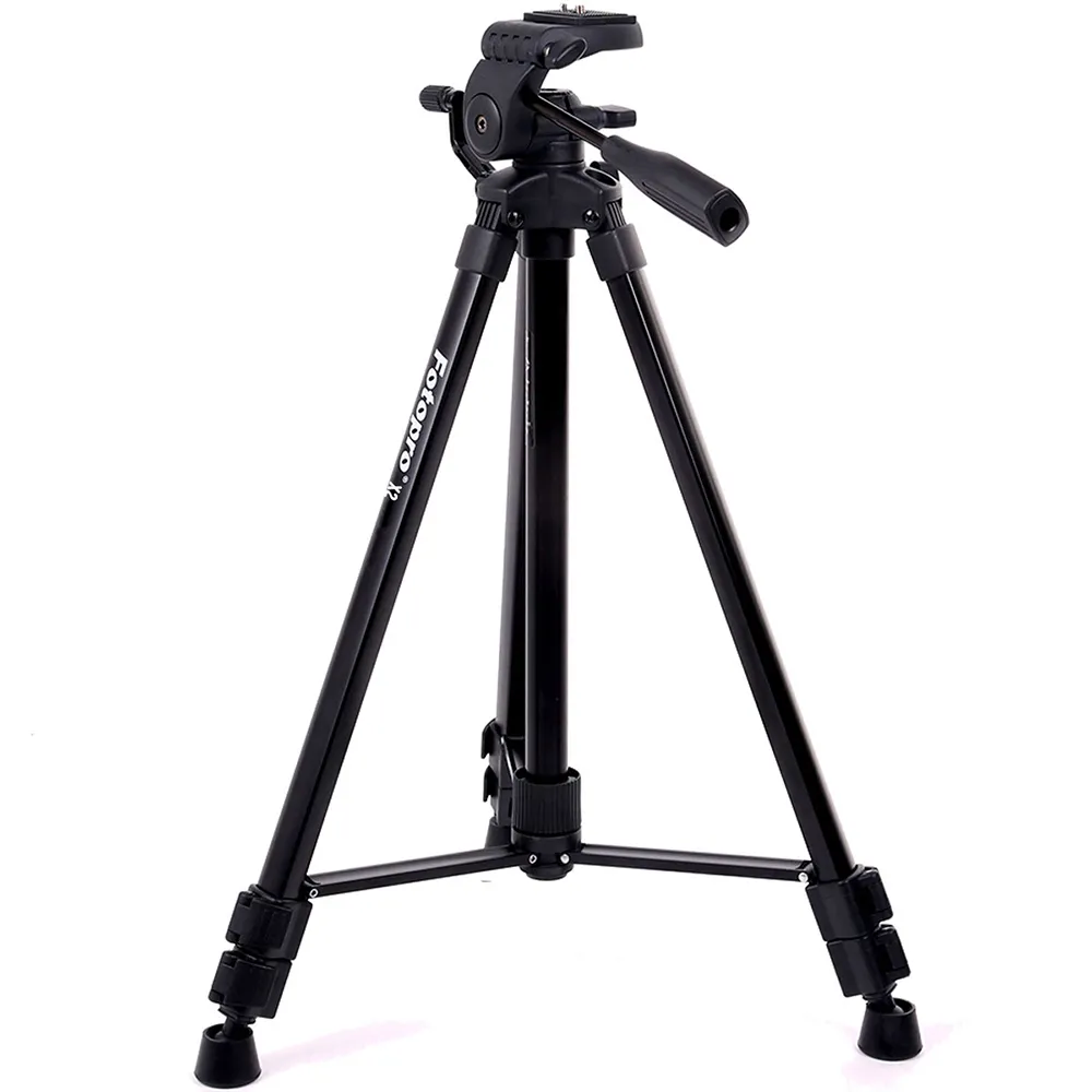 【FOTOPRO】富圖寶 X2 LITE 搖桿升降三腳架套組(公司貨 載重3公斤 附手機夾及GOPRO接座)