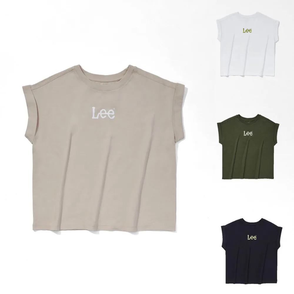 【Lee】出清品-女裝 短袖T恤 / 胸前 小LOGO印花 連肩袖 共4色 季節性版型(LL230015)