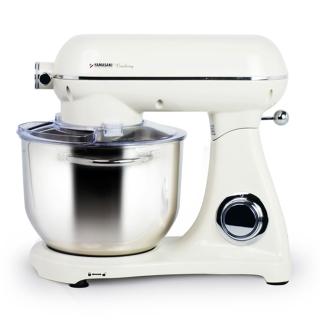 【山崎】6L專業高效全金屬攪拌機 奶油白 SK-Q6(福利品)