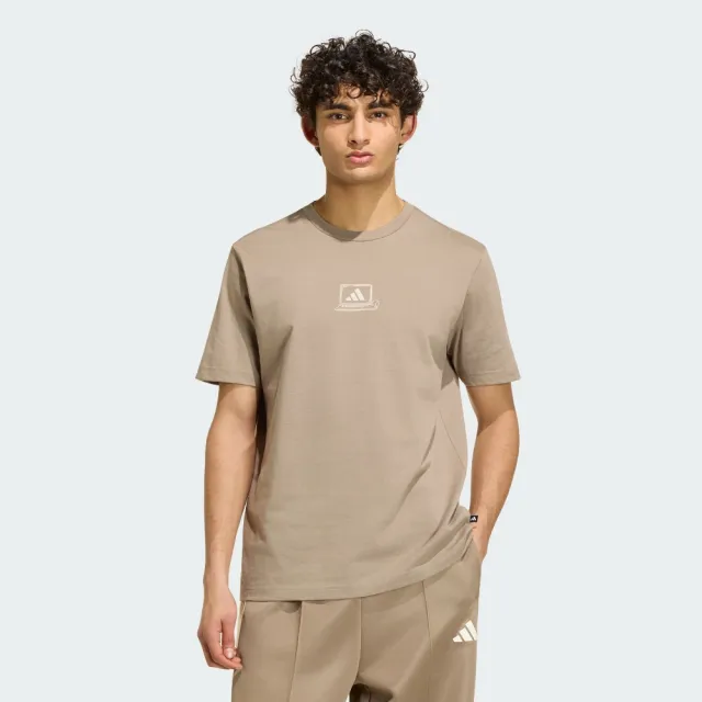 【adidas 愛迪達】短袖上衣 T恤 男 KC7081