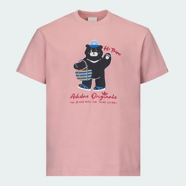 【adidas 愛迪達】TAIPEI 黑熊 短袖上衣 T恤 男/女 - Originals LF5892