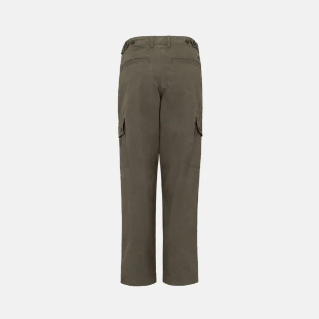 【Timberland】女款褐綠色工裝長褲(0YH53AIE)