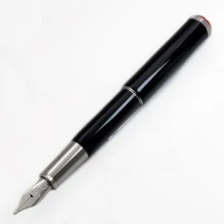 【MONTBLANC 萬寶龍】傳承系列紅與黑「迷你」特別版黑色鋼筆 F 尖(127800)