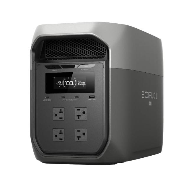 【ECOFLOW】DELTA 3 MAX 2400W戶外儲電設備 加贈收納包+220W太陽能板 (儲能電源 防颱必備 停電神器)