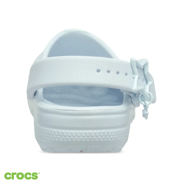 【Crocs】童鞋 大童 經典星型扣克駱格 洞洞鞋 天空冰色(213941-5EW)