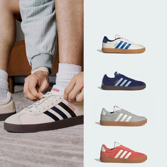 【adidas 愛迪達】VL COURT 復古休閒鞋 運動鞋 男鞋/女鞋 多款任選(JR8308/JH5078/JR2560/JQ3048/KK3774)