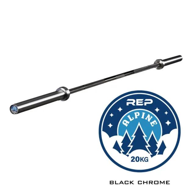 【REP】Alpine系列 專業舉重槓鈴桿 - 20kg 黑鉻（消光黑）/可承重680KG