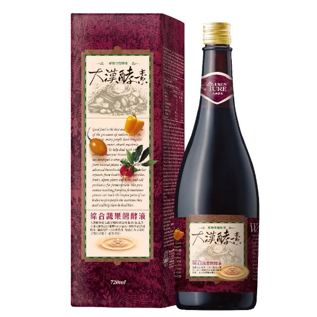 【ESSENTURE 大漢酵素】綜合蔬果醱酵液 720ml/瓶-88種蔬果精華 酵素 順暢 全素(原廠出貨)