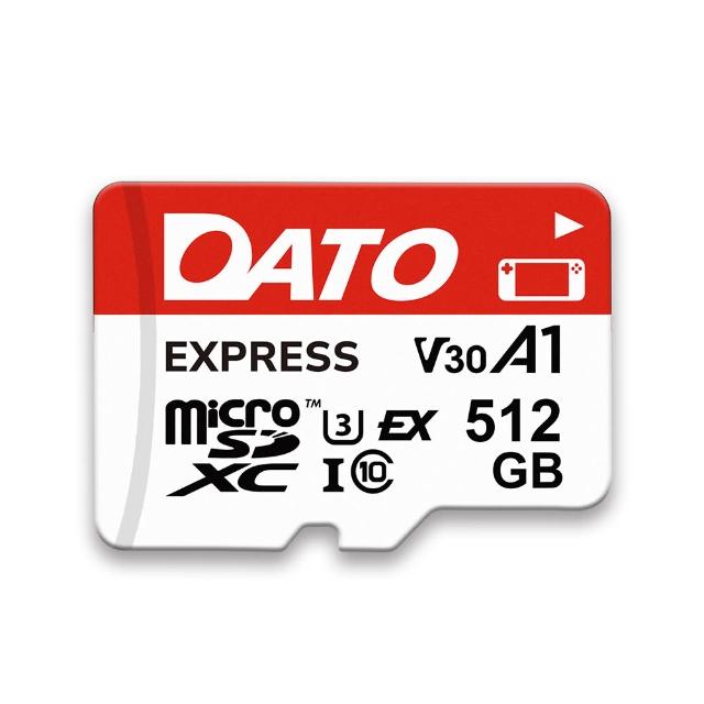 【DATO 達多】microSD Express支援Switch 2特規記憶卡 512GB U3 V30 E15記憶卡_EXPRESS(最高達800/700MB/s)