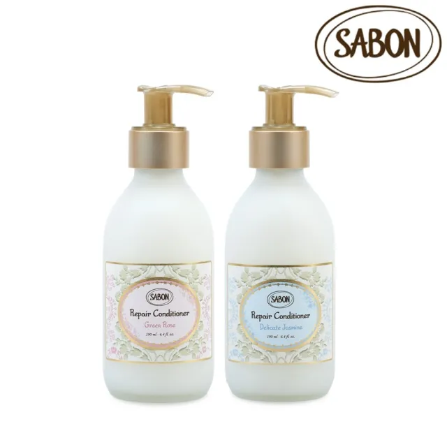【SABON】官方直營 植系髮肌洗潤組(淨潤洗髮乳290ml+瞬效潤髮乳190ml)