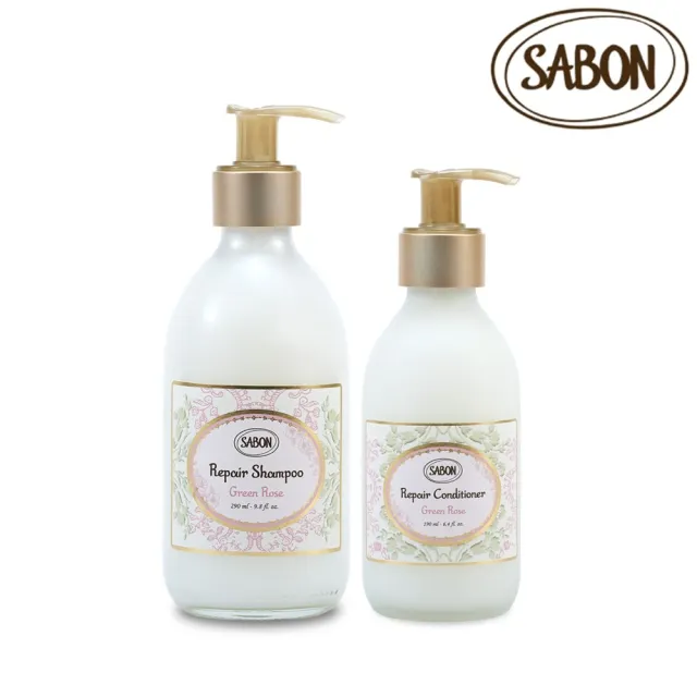 【SABON】官方直營 植系髮肌洗潤組(淨潤洗髮乳290ml+瞬效潤髮乳190ml)