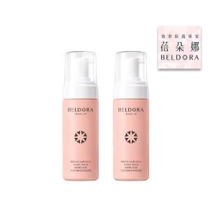 【BELDORA 蓓朵娜】全新升級★玫瑰金盞花胺基酸洗卸慕斯2入組(150mlX2)
