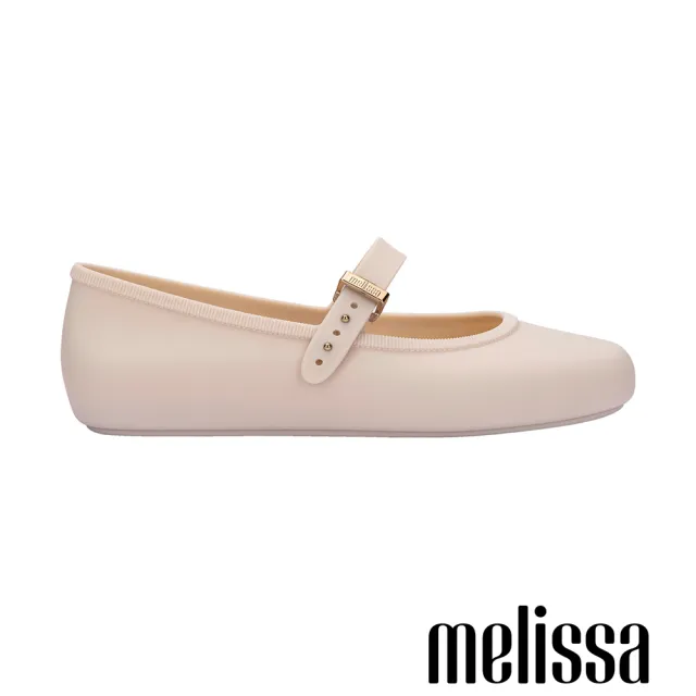 【Melissa】圓頭素面瑪莉珍鞋(米色) 防潑水
