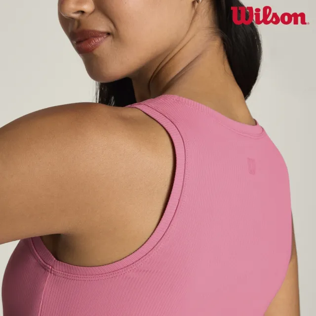 【WILSON】Sidney Rib Tank Chateau Pink 女款 服飾 運動背心 粉紅色 WE00329P051001