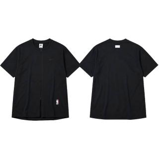 【NIKE 耐吉】Fear of God x Nike Warm-Up Top 拉鍊短袖上衣 黑色 AR0629-010