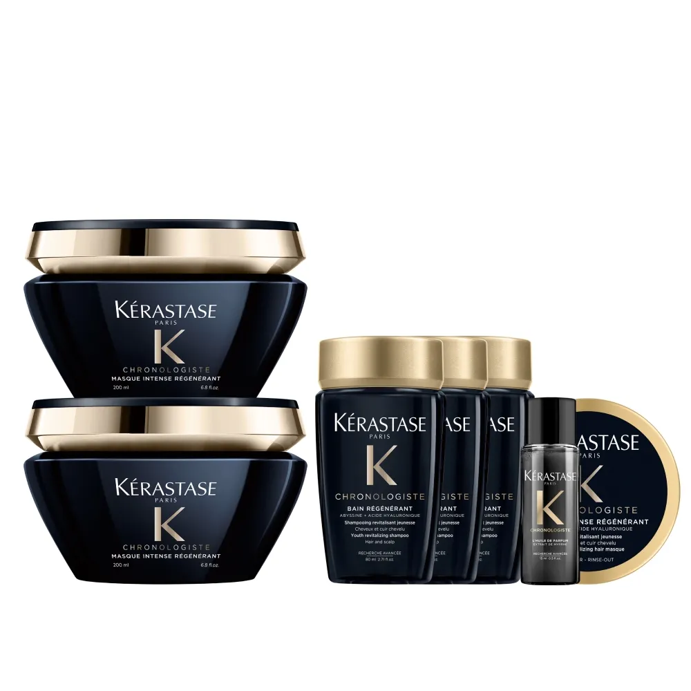 【KERASTASE 巴黎卡詩】黑鑽極萃逆時髮膜200ml雙入組(卡詩髮膜/護髮/修護)