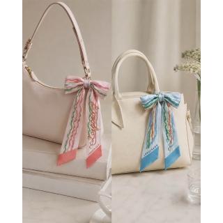 【LONGCHAMP】緞帶 束髮帶 絲巾