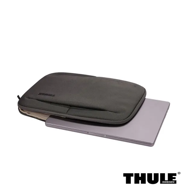 【Thule 都樂】Subterra 2 14吋 MacBook 筆電保護袋 香根草灰色 (週年慶/露營/旅行/收納)