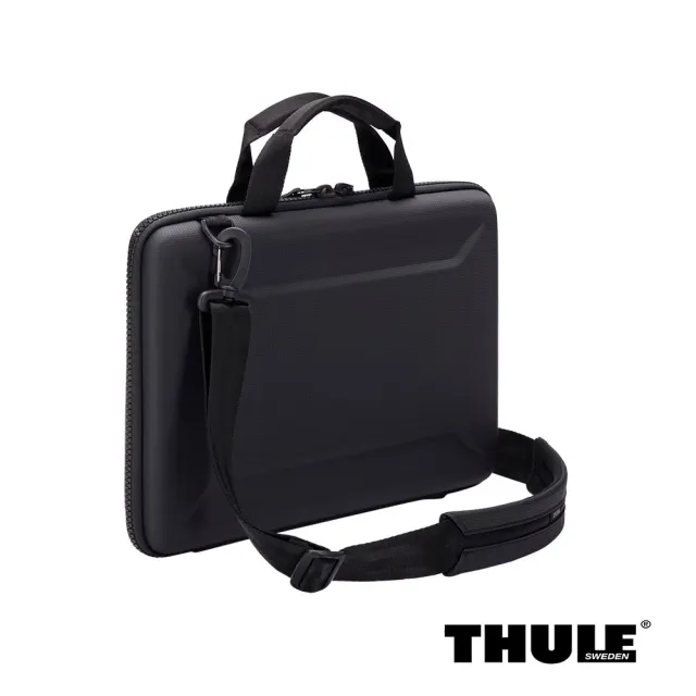 【Thule 都樂】Gauntlet attach☆ MacBook® Pro 14吋 筆電手提袋 黑色 (週年慶/露營/旅行/收納)