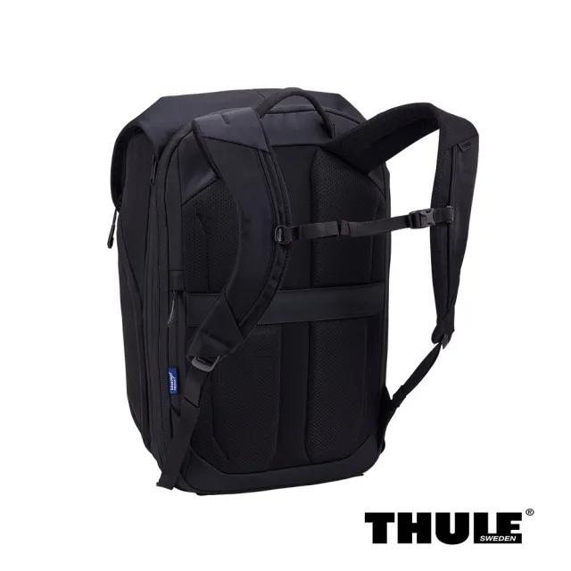 【Thule 都樂】Subterra 2 可擴展旅行背包 26L 黑色 (週年慶/露營/旅行/收納)