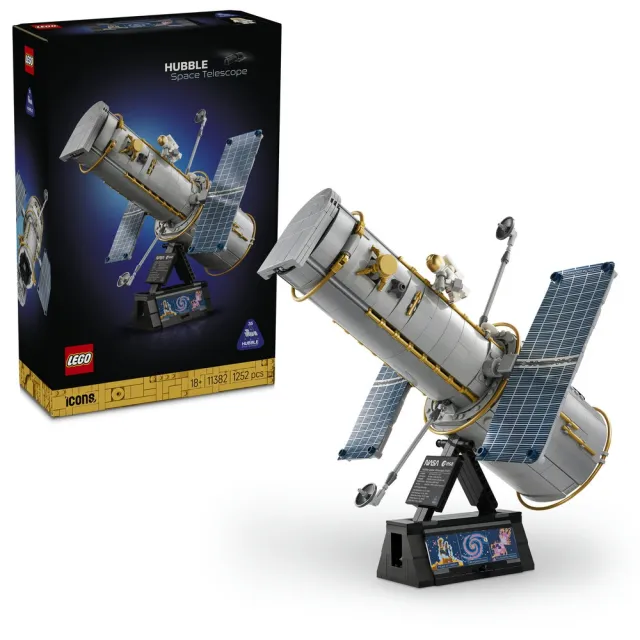 【LEGO 樂高】Icons 11382 哈伯太空望遠鏡(太空模型 居家擺設 禮物 玩具)