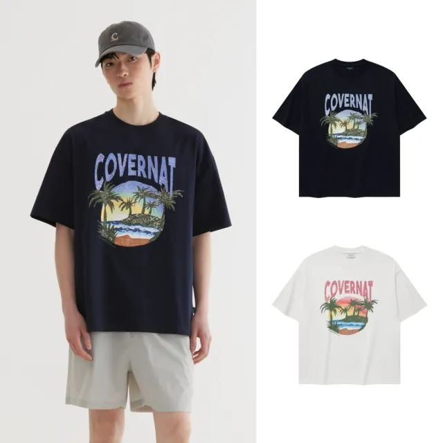 【COVERNAT】官方旗艦館 男女款-Logo圖案短袖T恤(多款任選)