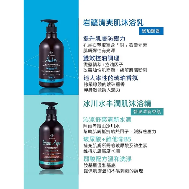 【Dr’s Formula 台塑生醫】胺基酸沐浴系列800g(5款可選/官方直營)