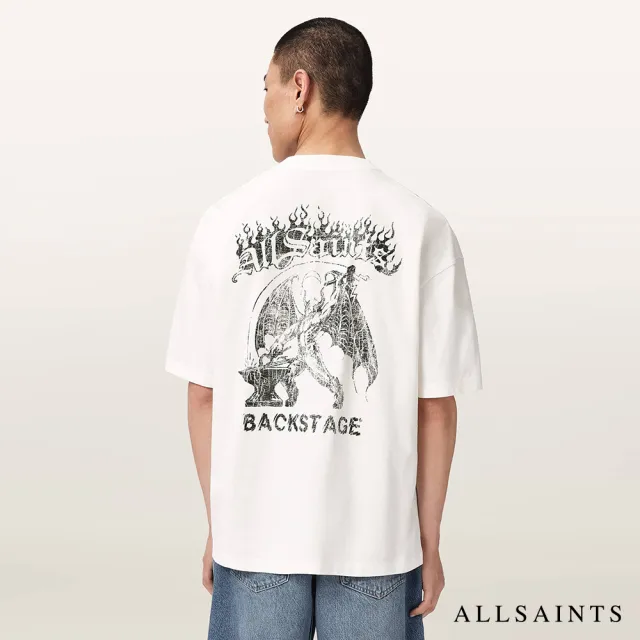 【ALLSAINTS】REPEAT 手繪圖騰T恤 M011PF(寬鬆版型)