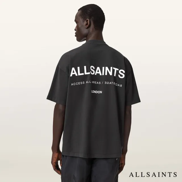 【ALLSAINTS】BACKSTAGE 短袖T恤-灰 M033PF(寬鬆版型)