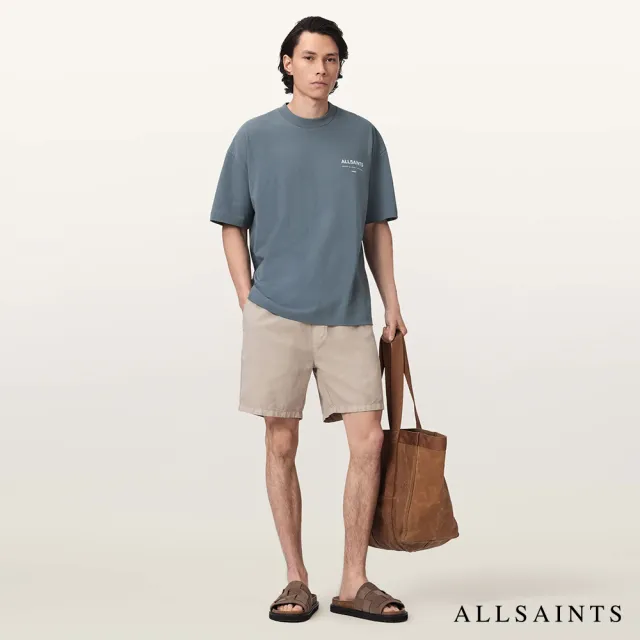 【ALLSAINTS】BACKSTAGE 短袖T恤-藍 M033PF(寬鬆版型)