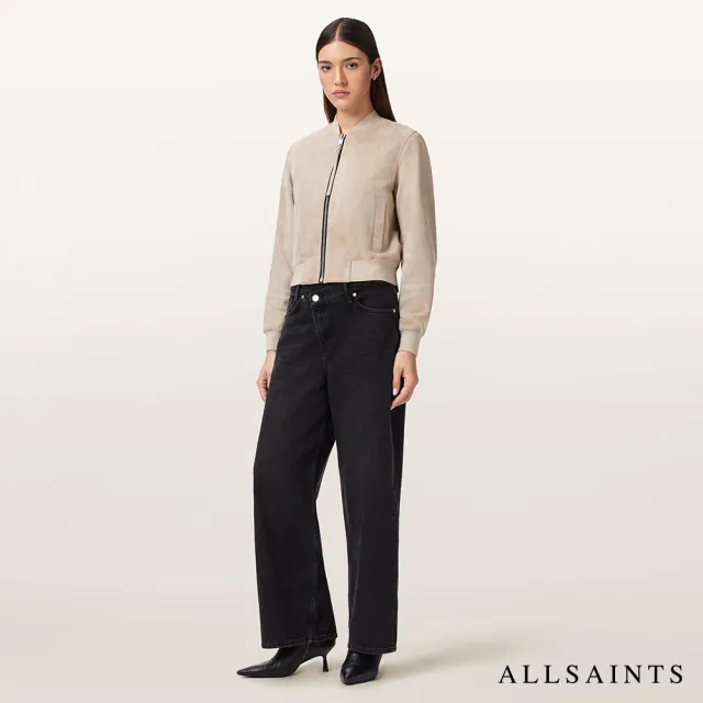【ALLSAINTS】ORTEN 麂皮羊皮飛行員皮衣外套 W041LD(常規版型)