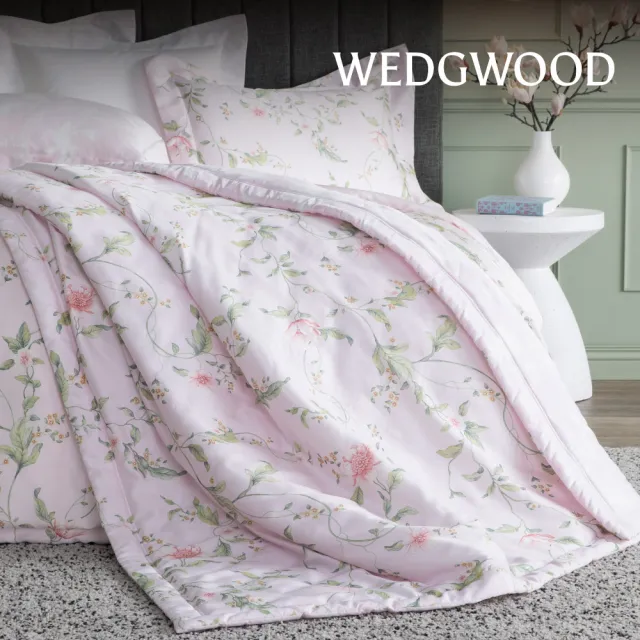 【WEDGWOOD】買一送一｜冰感天絲/100%天絲 印花素面雙人涼被 (英國品牌2件合購組｜涼感任選)
