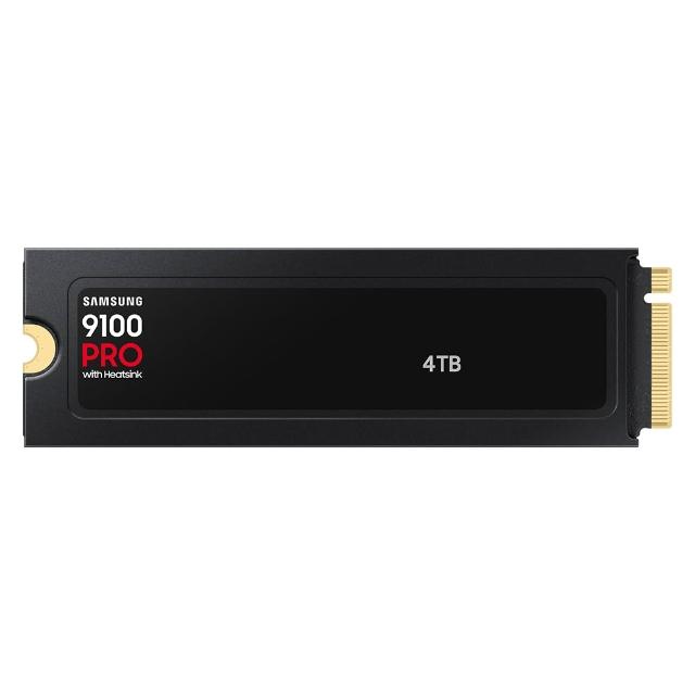 【Samsung 三星】9100 PRO 4TB M.2 2280 PCIe 5.0 SSD固態硬碟 含散熱片(MZ-VAP4T0CW)(PS5適用)