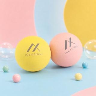 【INEXTION】Therapy Balls 筋膜按摩療癒球 - 泡泡糖新色版 (2入組) - 50D 天然橡膠按摩球 台灣製