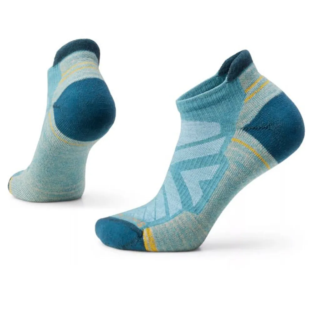 【SmartWool】女_美麗諾羊毛 避震型機能戶外全輕量健行踝襪/彈性排汗跑步襪(SW001570-L81 瀑布綠_2雙入)