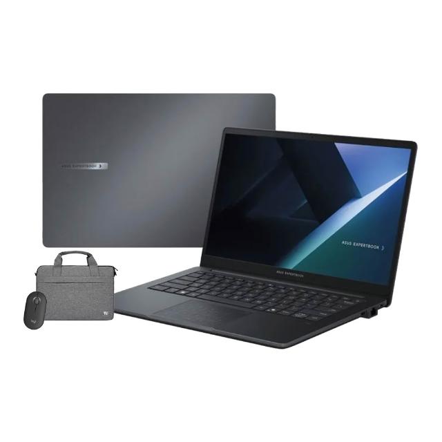 【ASUS 華碩】筆電包/滑鼠組★14吋 Core7 商用筆電(Core7-150U/16G/512G SSD/W11P)