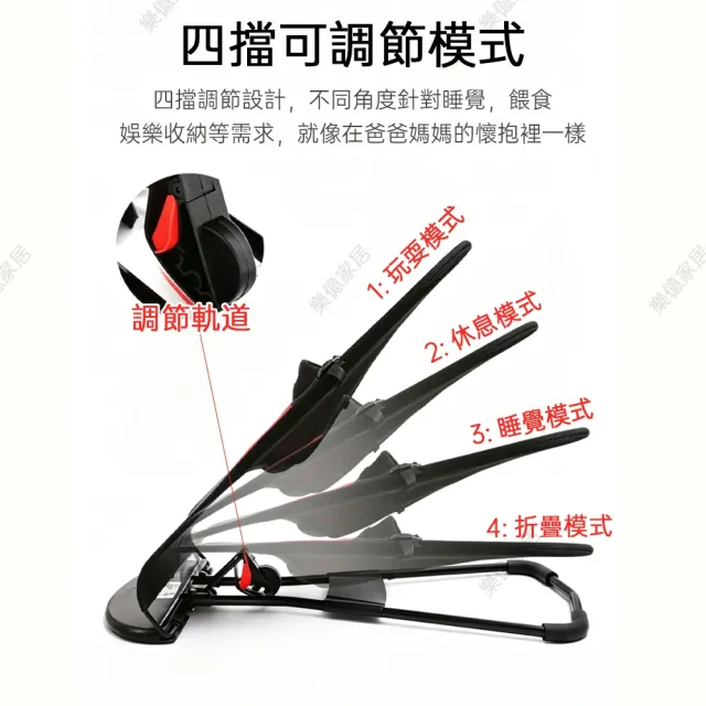 【星優】寵物搖搖椅 寵物躺椅 寵物搖床 寵物折疊搖椅 寵物睡覺搖椅 承重30斤 四季款-黑色棉布加固面料