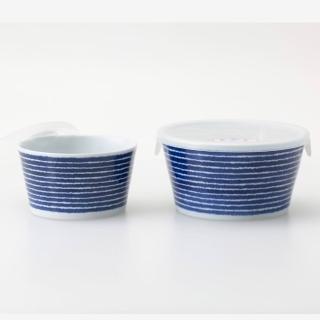 【西海】波佐見燒日本陶器~藍染蓋碗組(一大一小)~自用送禮最合適
