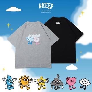 KEEP UNIVERSE CRUSH TEE 灰 黑 KEEP宇宙系列 戀愛 短TEE (KS273)