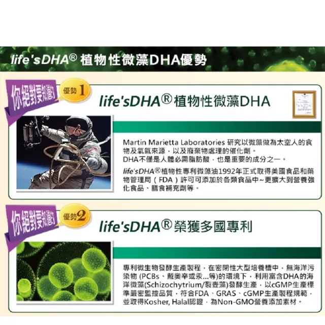 【草本之家】DHA藻油PS軟膠囊6入組30粒/入(藻油.磷脂醯絲胺酸.維生素E)