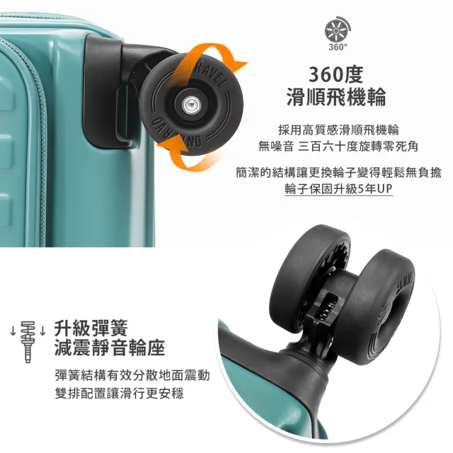 【NINE WEST】變輪箱系列 前開式 24吋行李箱 可擴充加大 旅行箱 (任選)